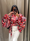THE WRAP TOP - LAVA