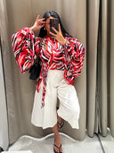 THE WRAP TOP - LAVA