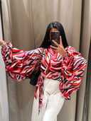 THE WRAP TOP - LAVA