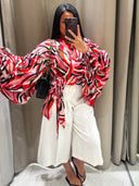 THE WRAP TOP - LAVA
